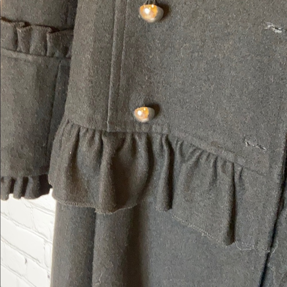 Women’s Black Pea Coat - Picture 6 of 6